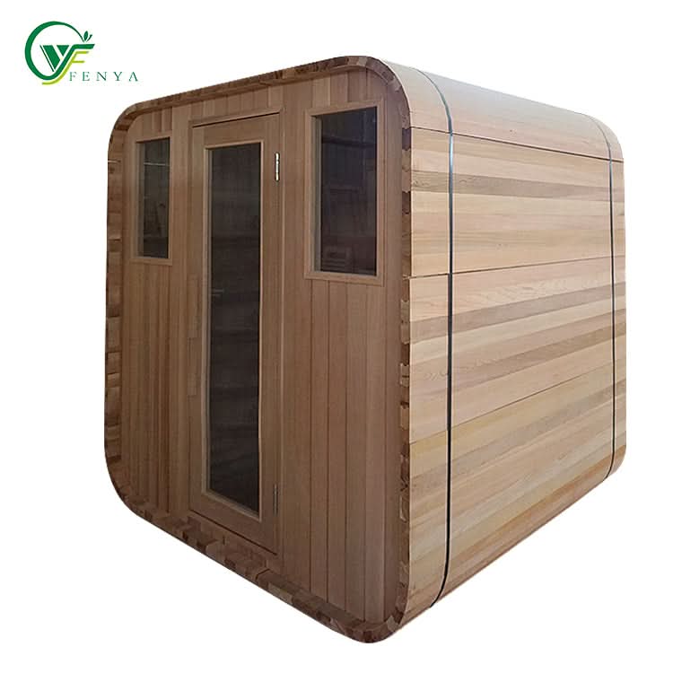 Outdoor Square Barrel Sauna