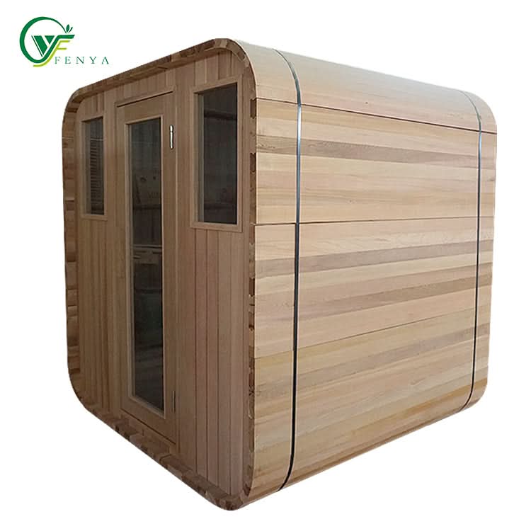 Outdoor Square Barrel Sauna