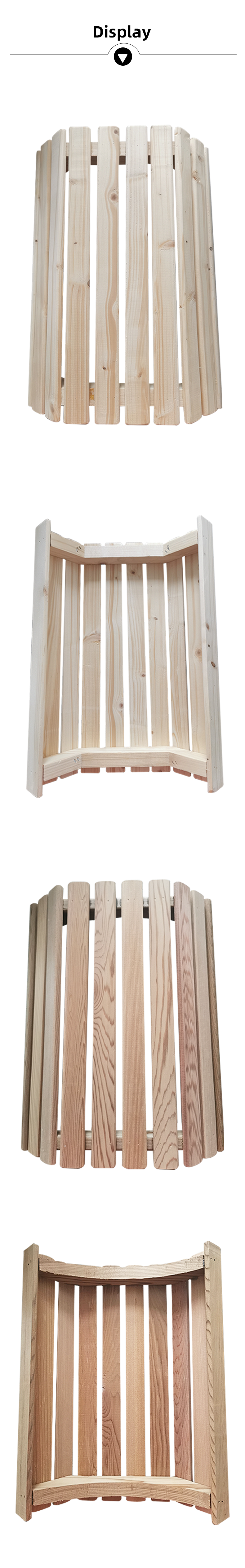 Wooden Lamp Shade for Sauna Room
