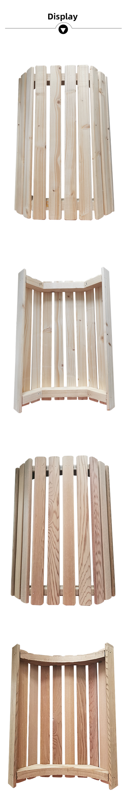 Wooden Lamp Shade for Sauna Room