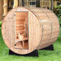 FENYA Outdoor Barrel Sauna | Factory Custom-Made Spruce/White Pine Wood Sauna Room