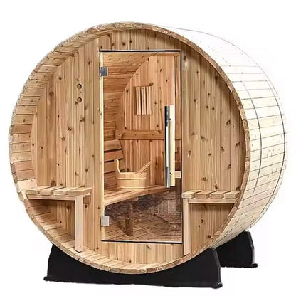 FENYA Outdoor Barrel Sauna | Factory Custom-Made Spruce/White Pine Wood Sauna Room
