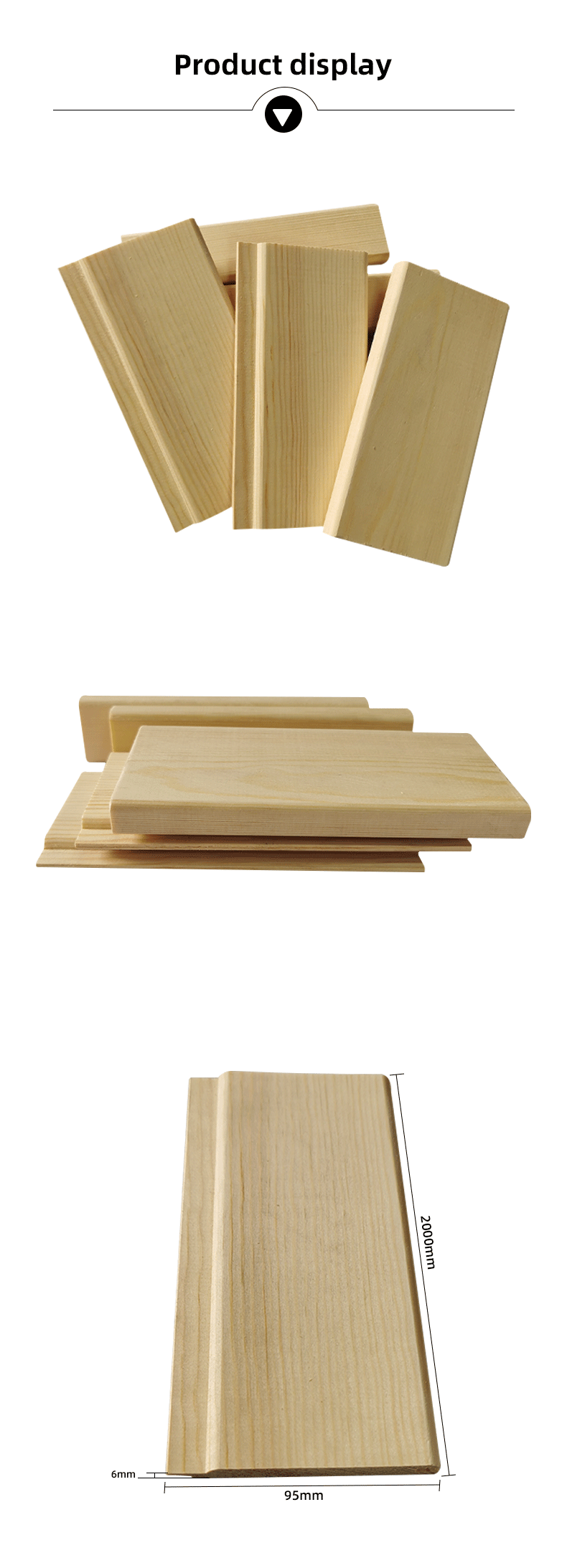 Sylvestris pine Knotless Sauna Board Nordic Clear-Grade Scots Pine Sauna Wood Panel