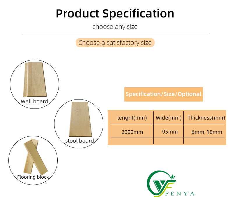 Sylvestris pine Knotless Sauna Board Nordic Clear-Grade Scots Pine Sauna Wood Panel