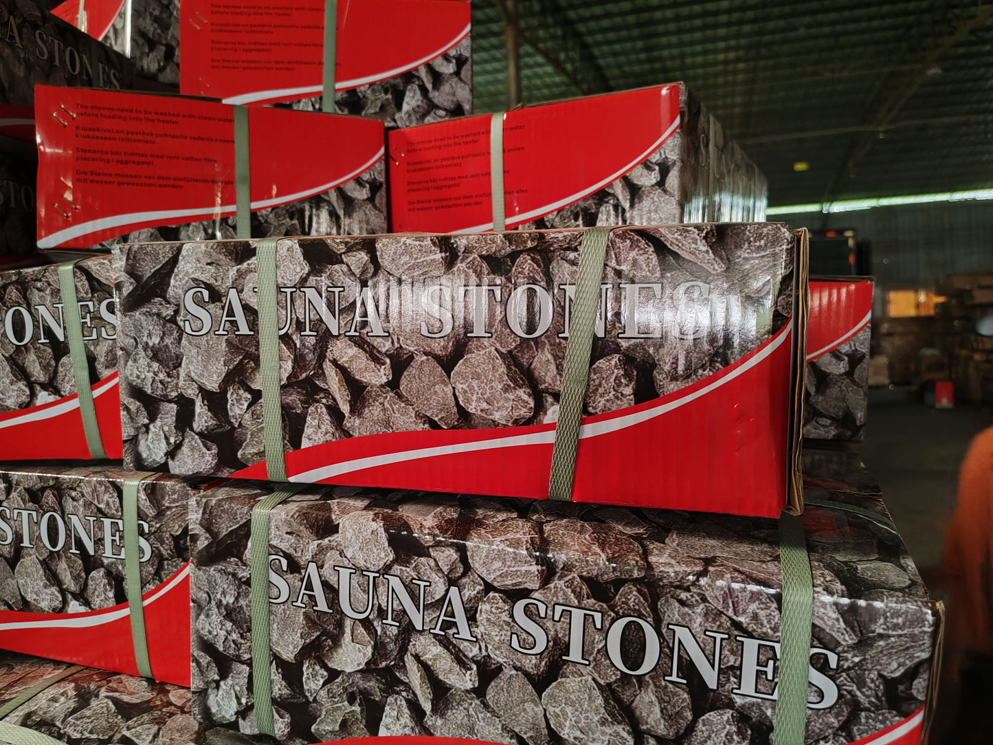 Natural Volcanic Sauna Rocks | High Heat Resistance & Long-Lasting | Premium Stones for Home/Commercial Sauna Heaters