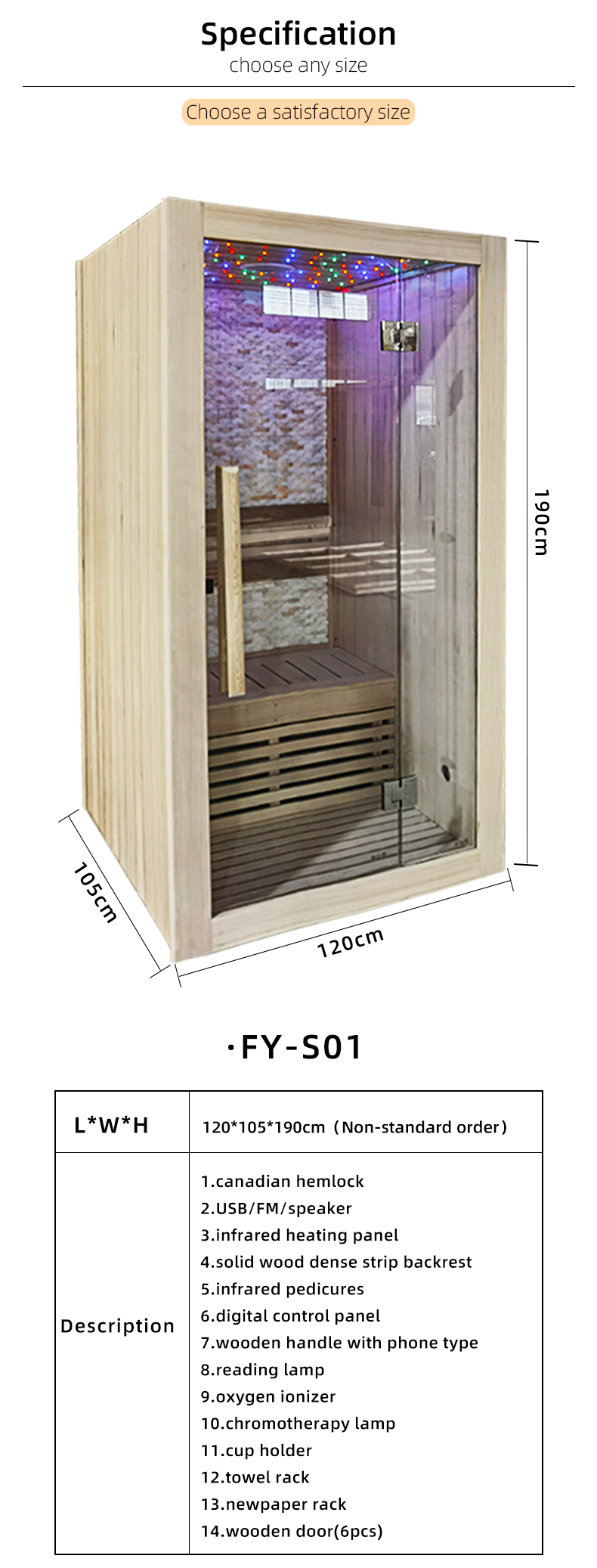 Factory Direct Custom Dry Sauna Room – Premium Quality, Manufacturer Personalized Design, and Health Benefits