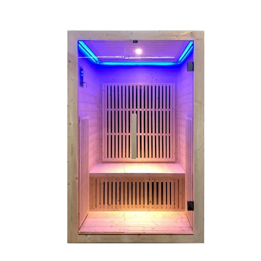 customizable options 2 Person Indoor Home Use Far Infrared Sauna room factory direct manufacturer FIR Sauna Heat Therapy